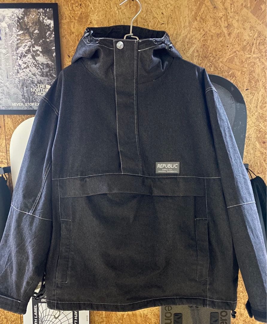 REPUBLIC スノーボードウェア ブラックデニム