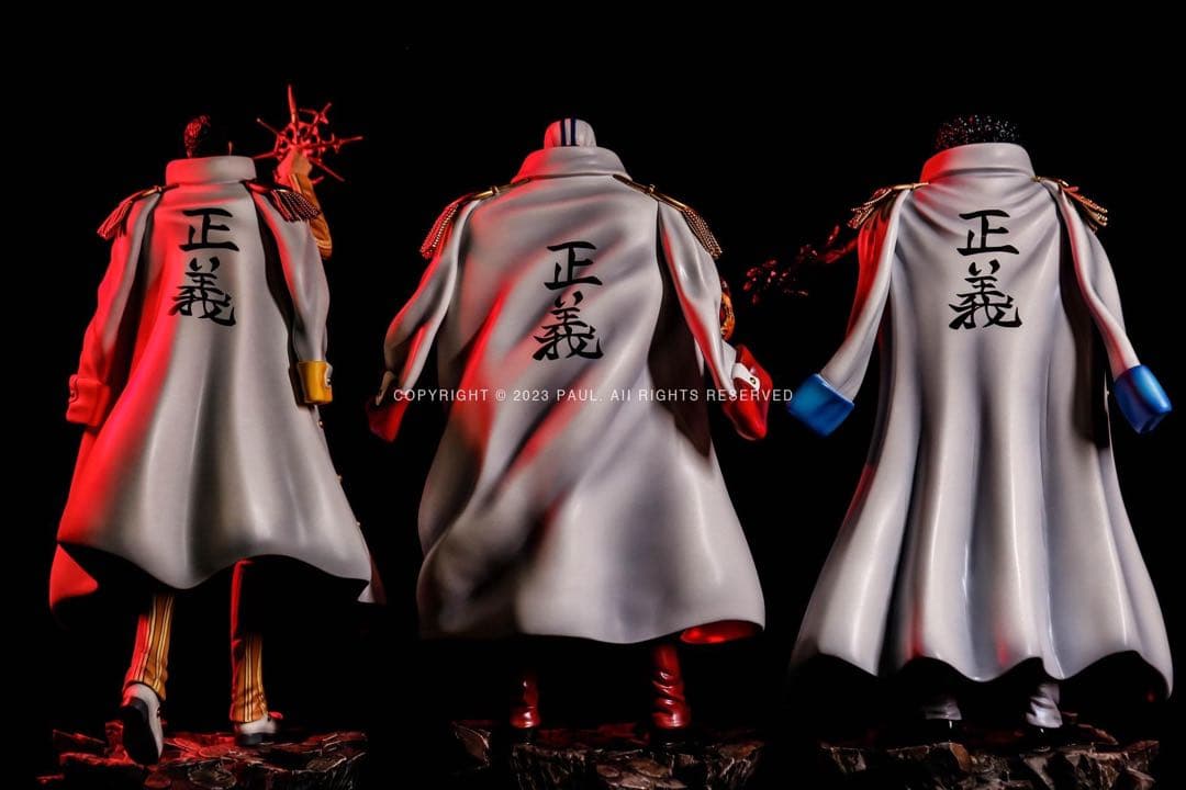 ワンピース 海軍本部三大将 フィギュア ガレージキット塗装済み品