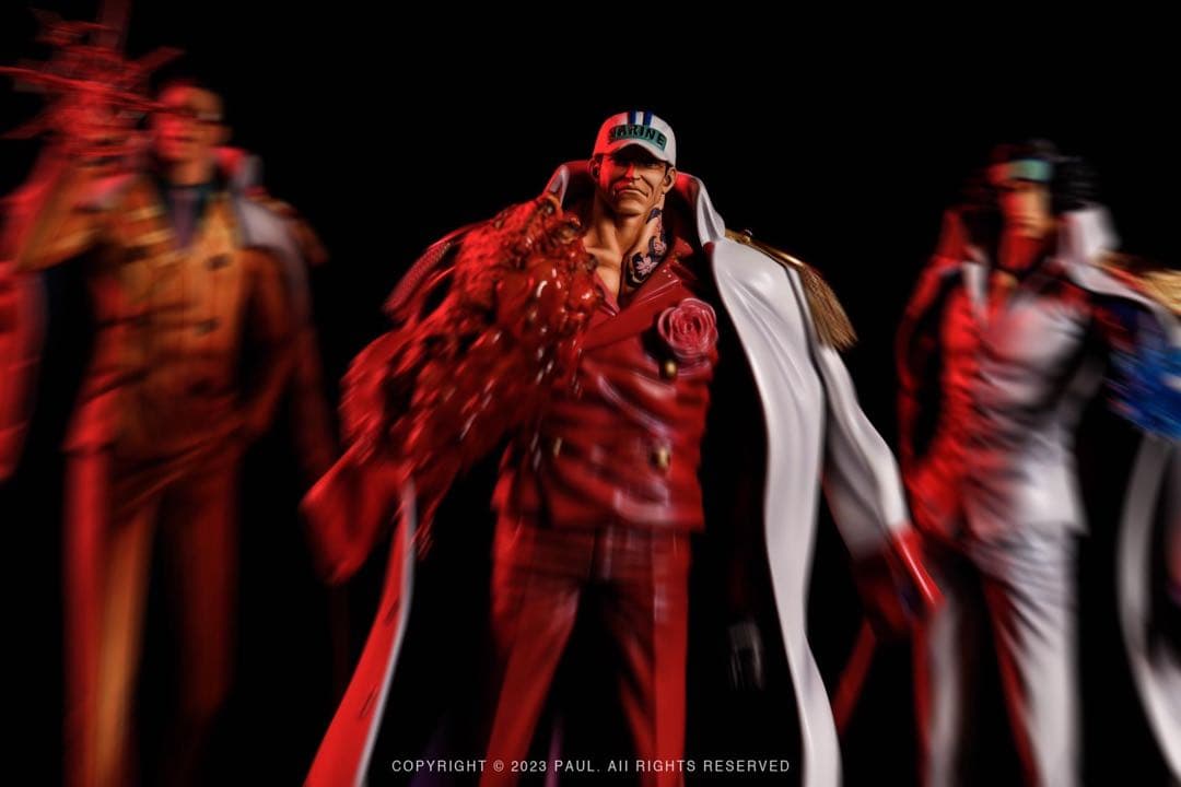 ワンピース 海軍本部三大将 フィギュア ガレージキット塗装済み品