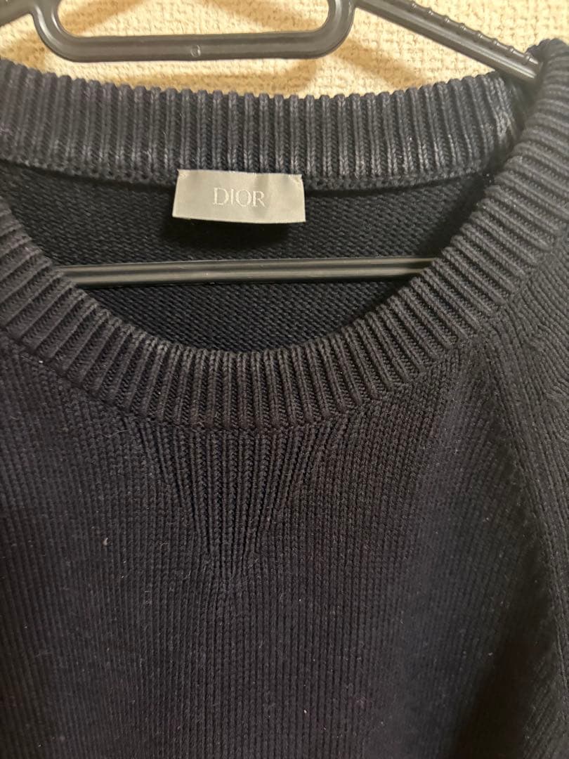 Dior オブリーク　ネイビー ニットセーター