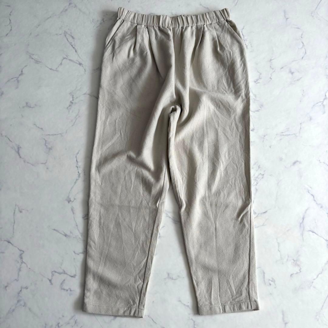 極美品 evameva エヴァムエヴァ ウール コットン リネンパンツ サイズ2