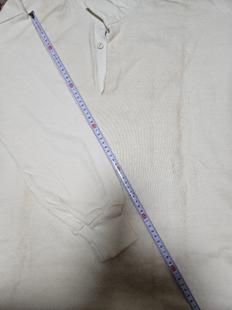 未使用　1988 ISSEY MIYAKE 長袖ポロシャツ M ホワイト