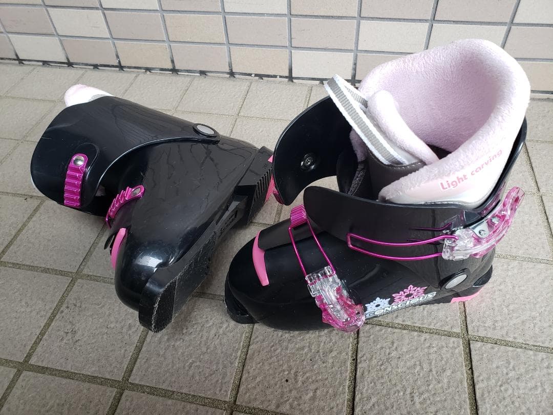 ケータ スキーセット ピュアコンシャス スキー板130cm ブーツ22cm