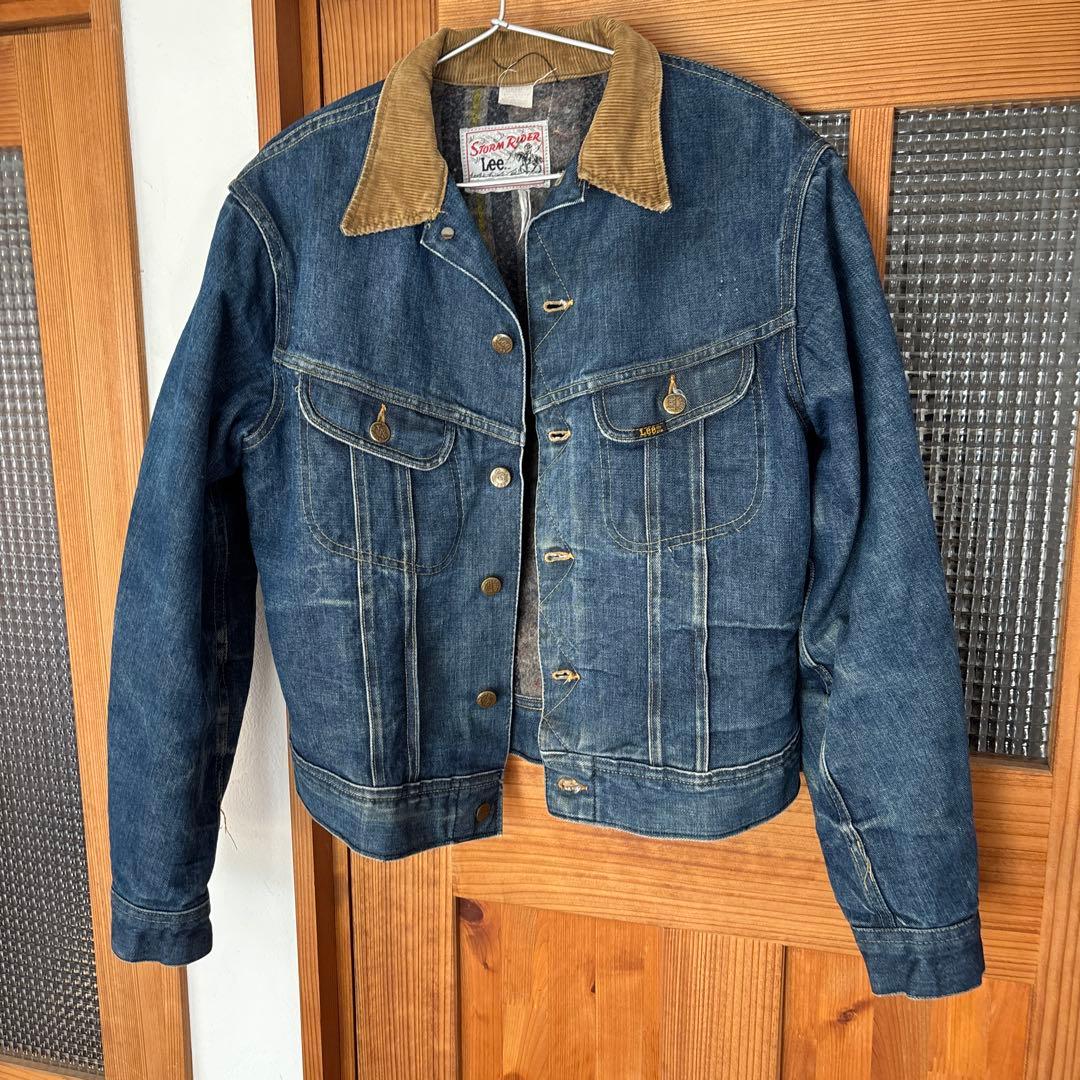 ビンテージ 70's Lee ストームライダー 左綾 縦落ち