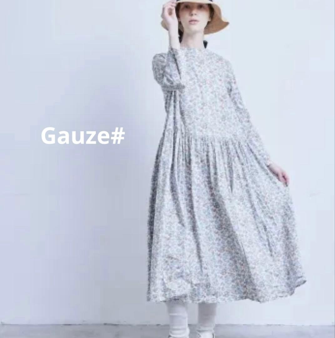 フラワー【Gauze#】リバティスイッチングワンピース 価格30,800円