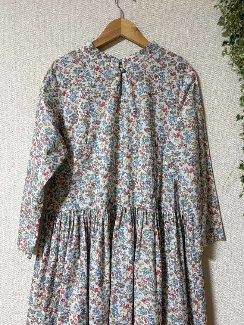 フラワー【Gauze#】リバティスイッチングワンピース 価格30,800円