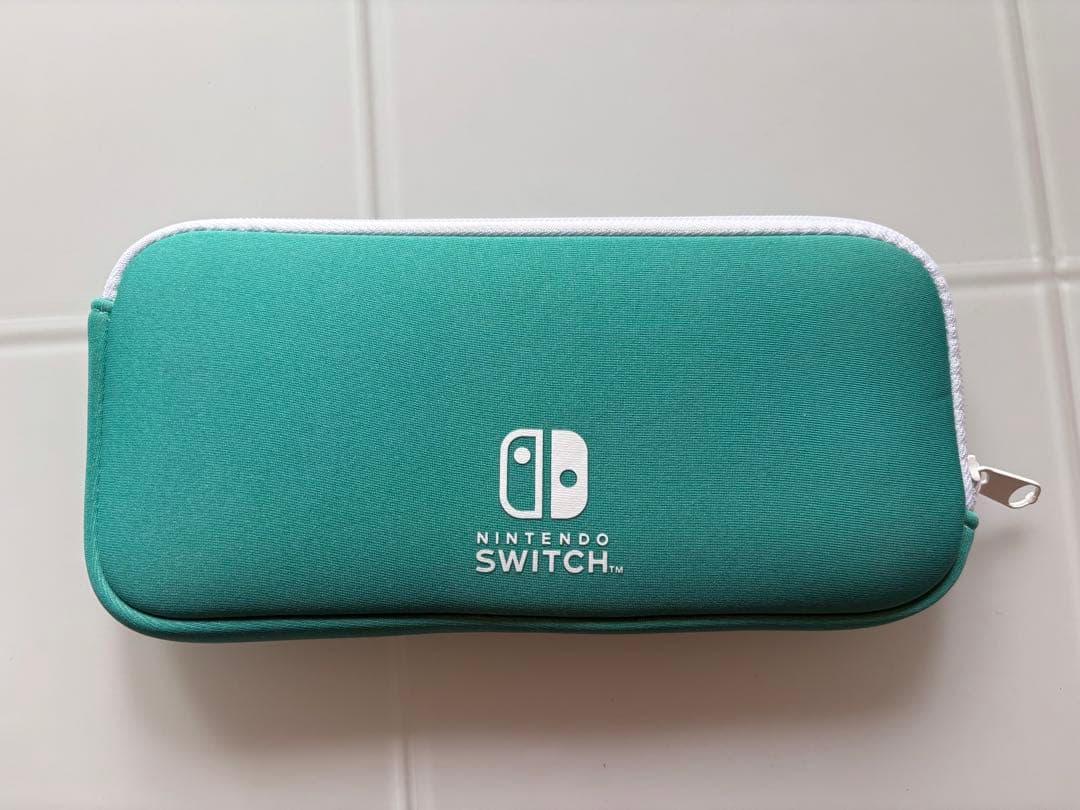 美品Nintendo Switch Liteターコイズ本体 充電器 ソフトポーチ