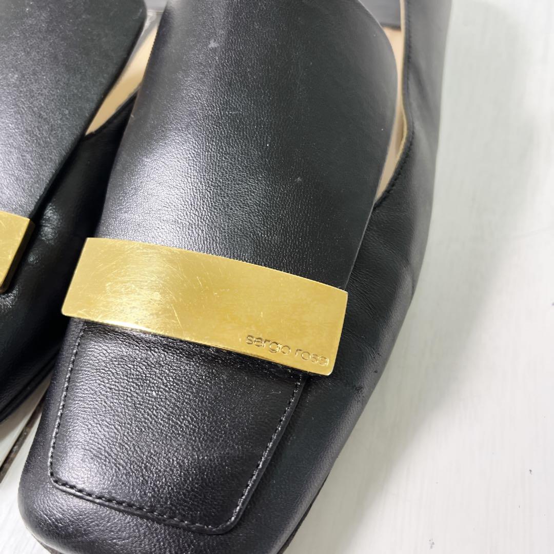 セルジオロッシ SR1 37 バレリーナ フラットパンプス