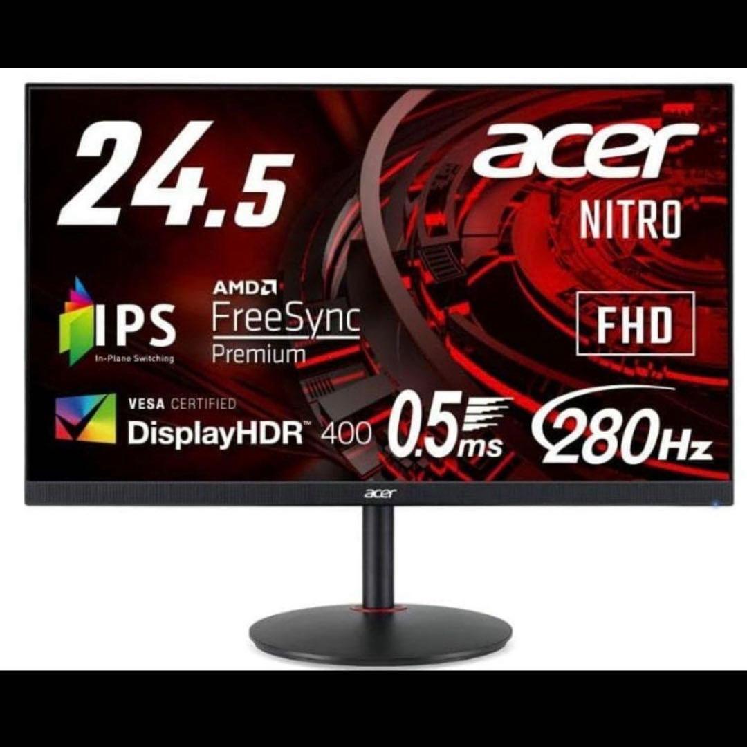 【美品】Acer ゲーミングモニター Nitro XV252QZbmiiprx