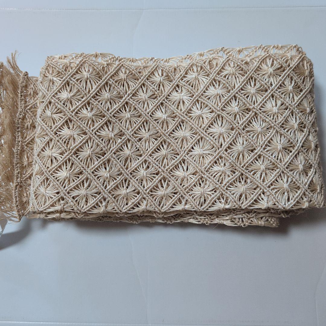 権田屋源兵衛芭蕉通風半幅帯 新品未使用