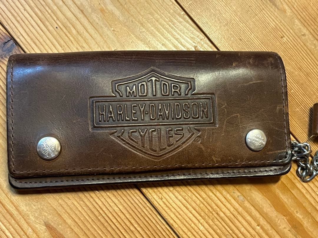 長財布 ハーレーダビッドソン トラッカーウォレット チェーン 90年代【希少品】