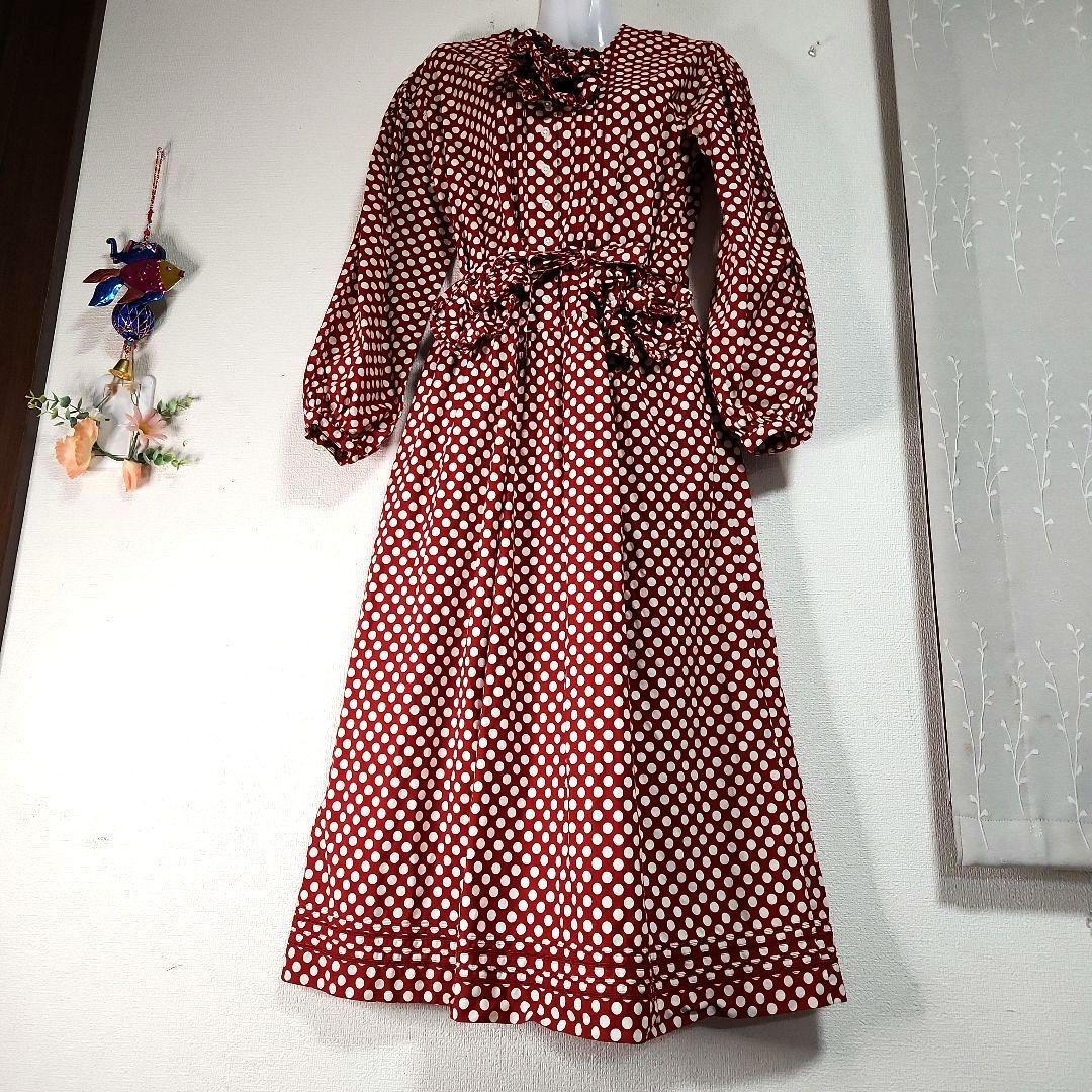 希少 PINK HOUSE ピンクハウス ポルカドット コットンワンピース