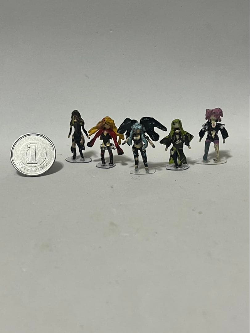 マクロス「1円玉サイズ」針金で作ったワルキューレ５人セット世界に１つだけ！