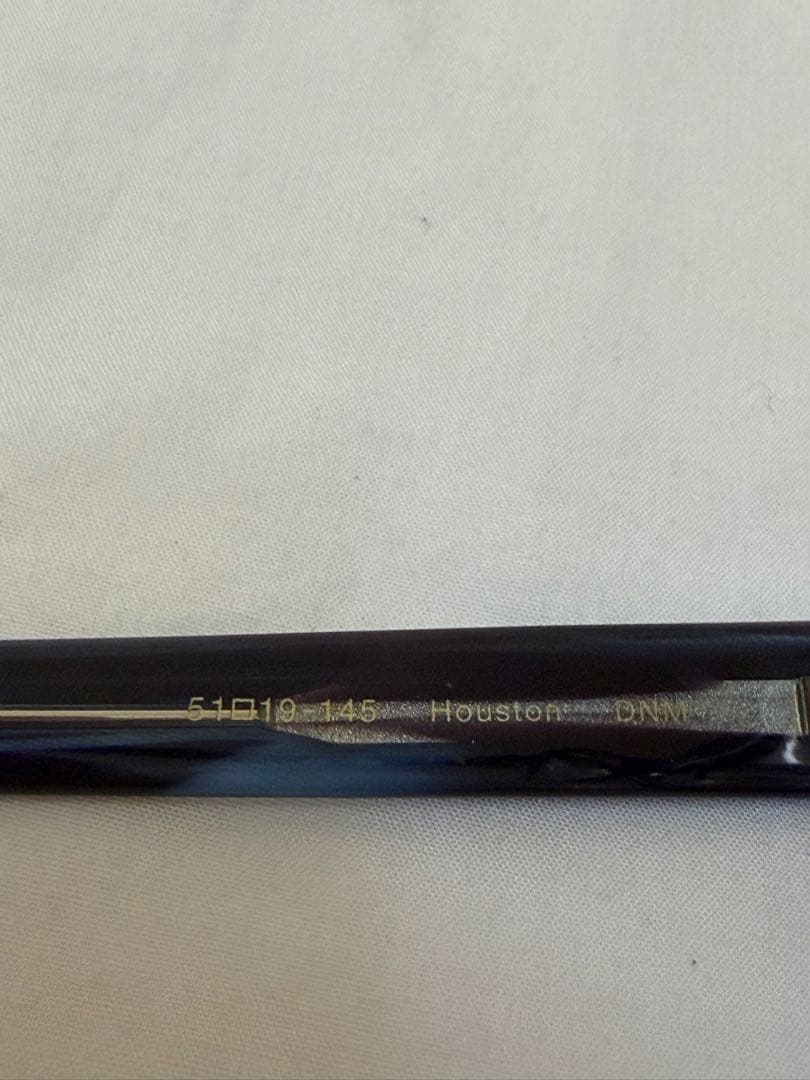 オリバーピープルズ Houston ブルー柄 メガネ サングラス　度なし