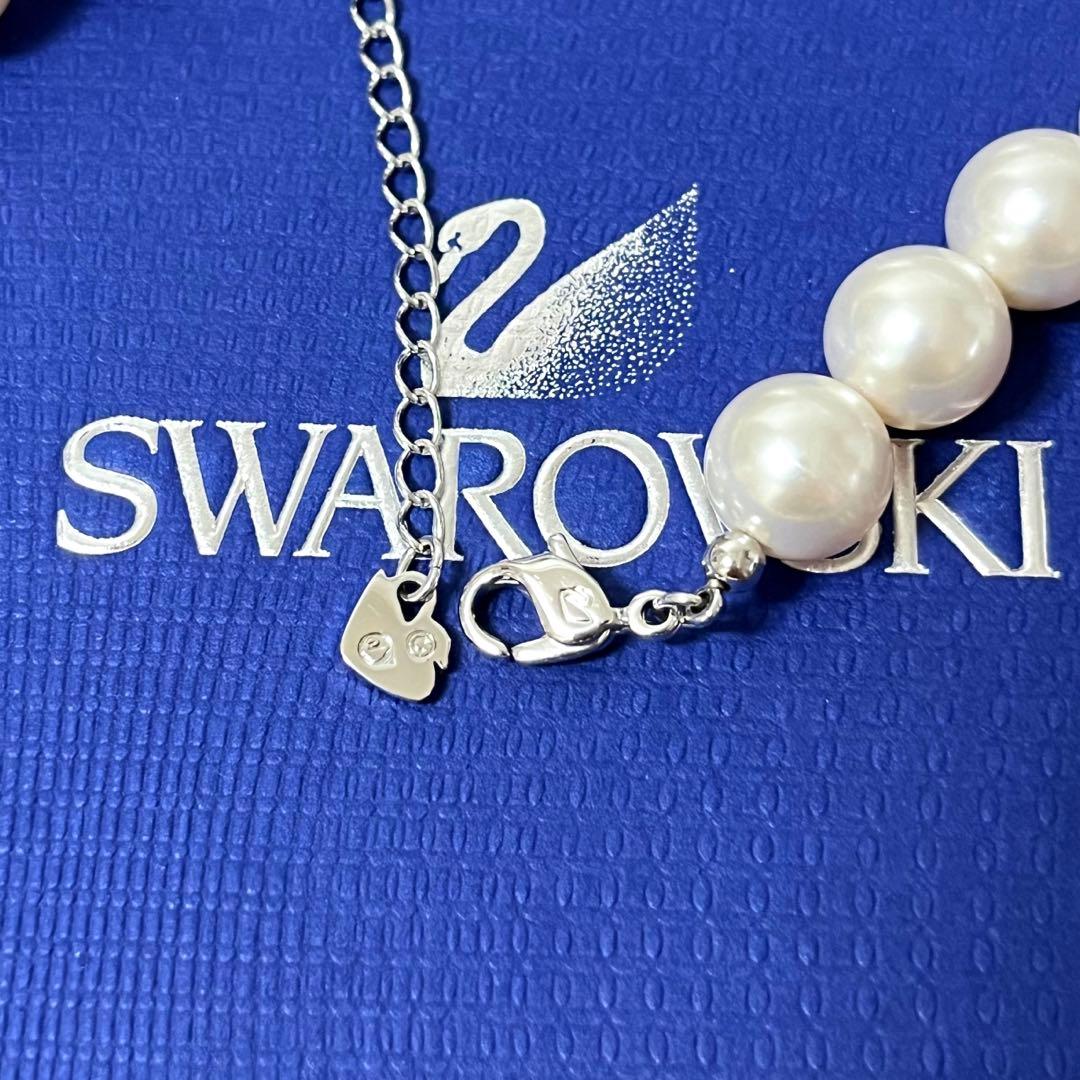 スワロフスキー　ネックレス　Nude オールラウンド　パール　正規品　極美品箱付