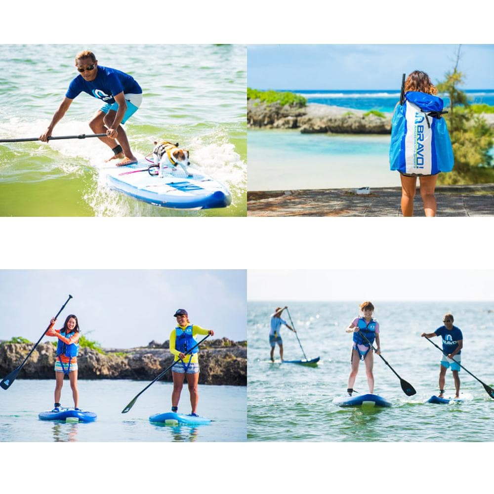 未使用●BRAVO●インフレータブルSUPボード パドル・専用BAG フルセット