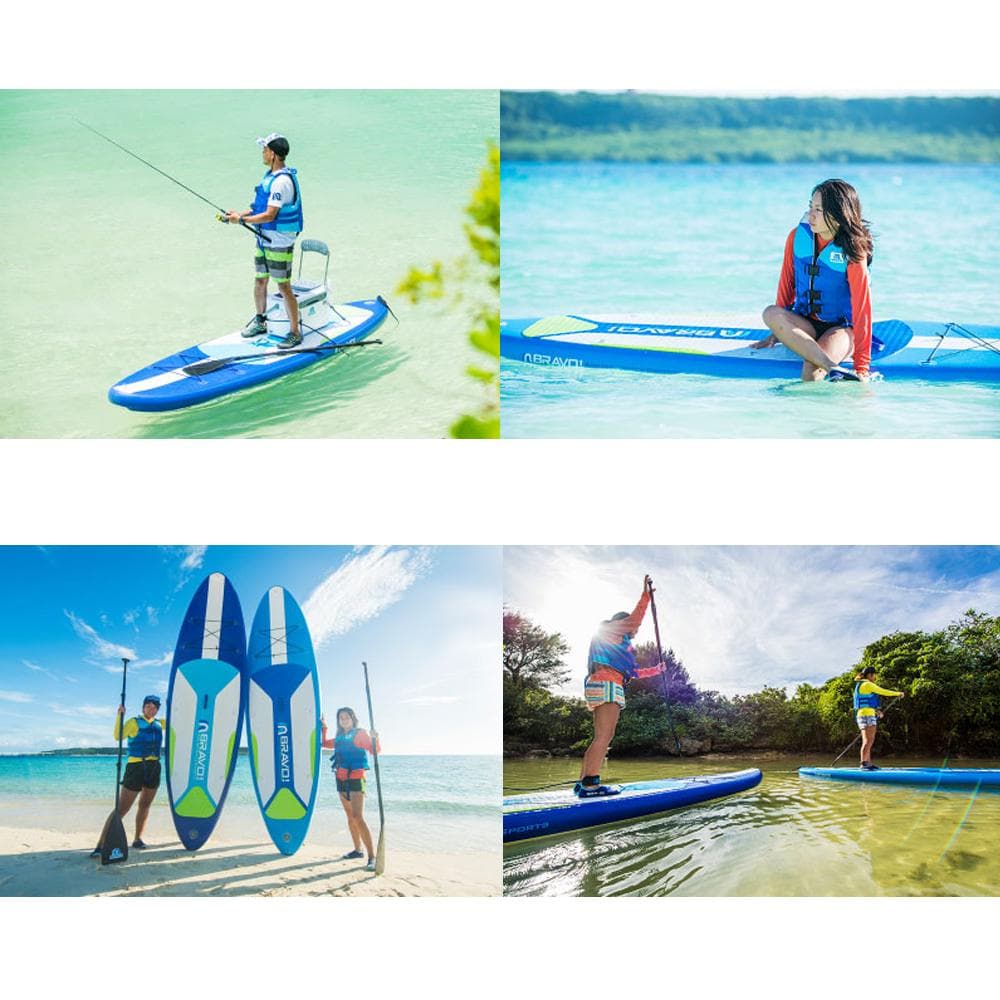 未使用●BRAVO●インフレータブルSUPボード パドル・専用BAG フルセット