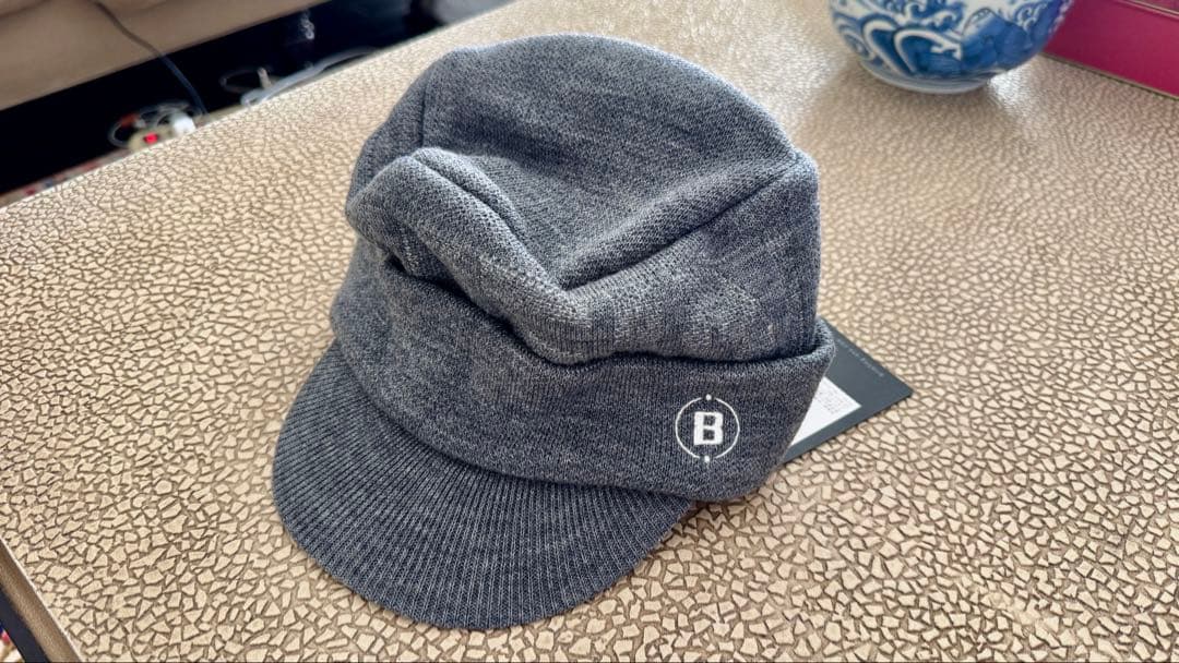 BRIEFING グレー ニットワークキャップ