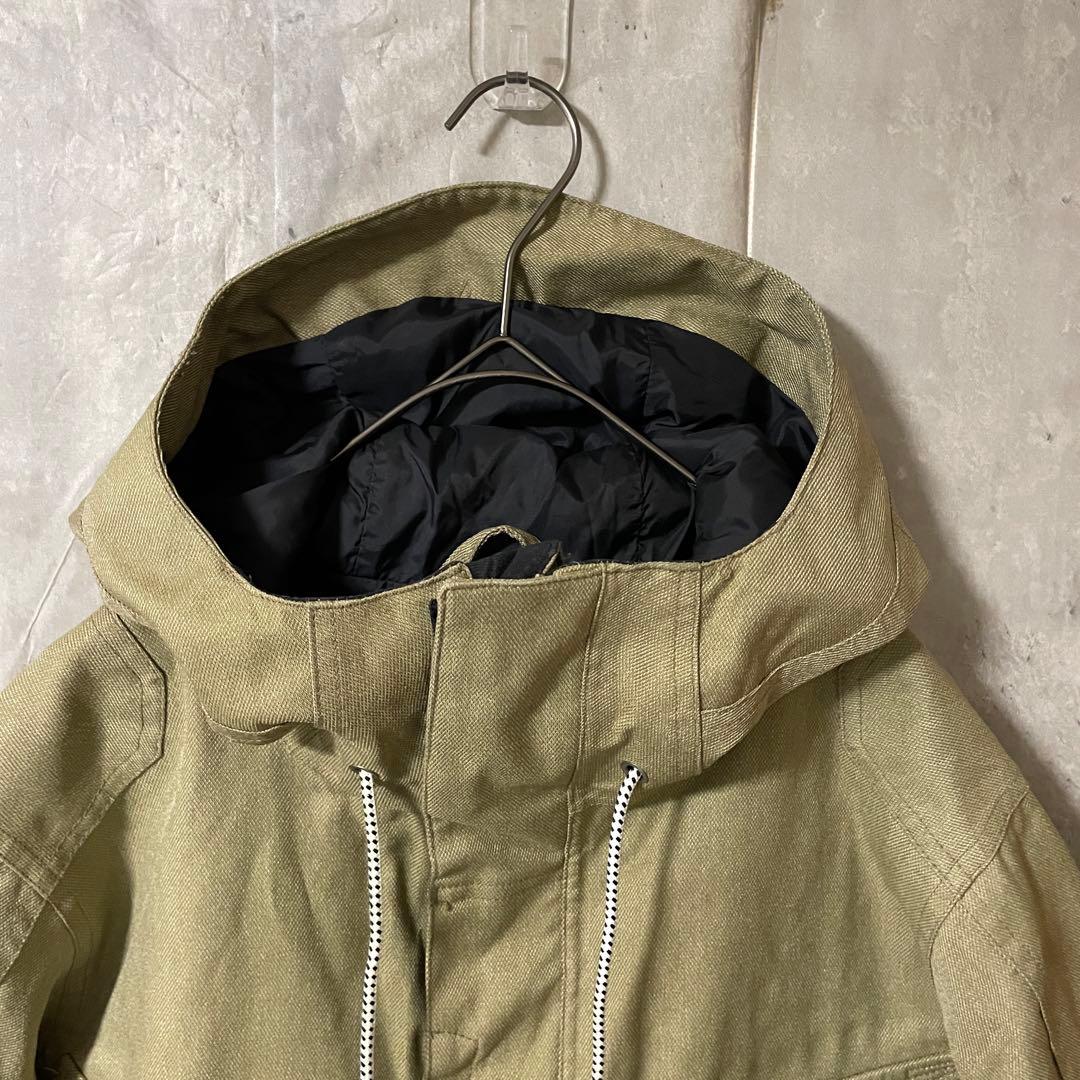 Burtonバートンスキーウェアスノーボードジャケットパーカーベージュ黒ブラック