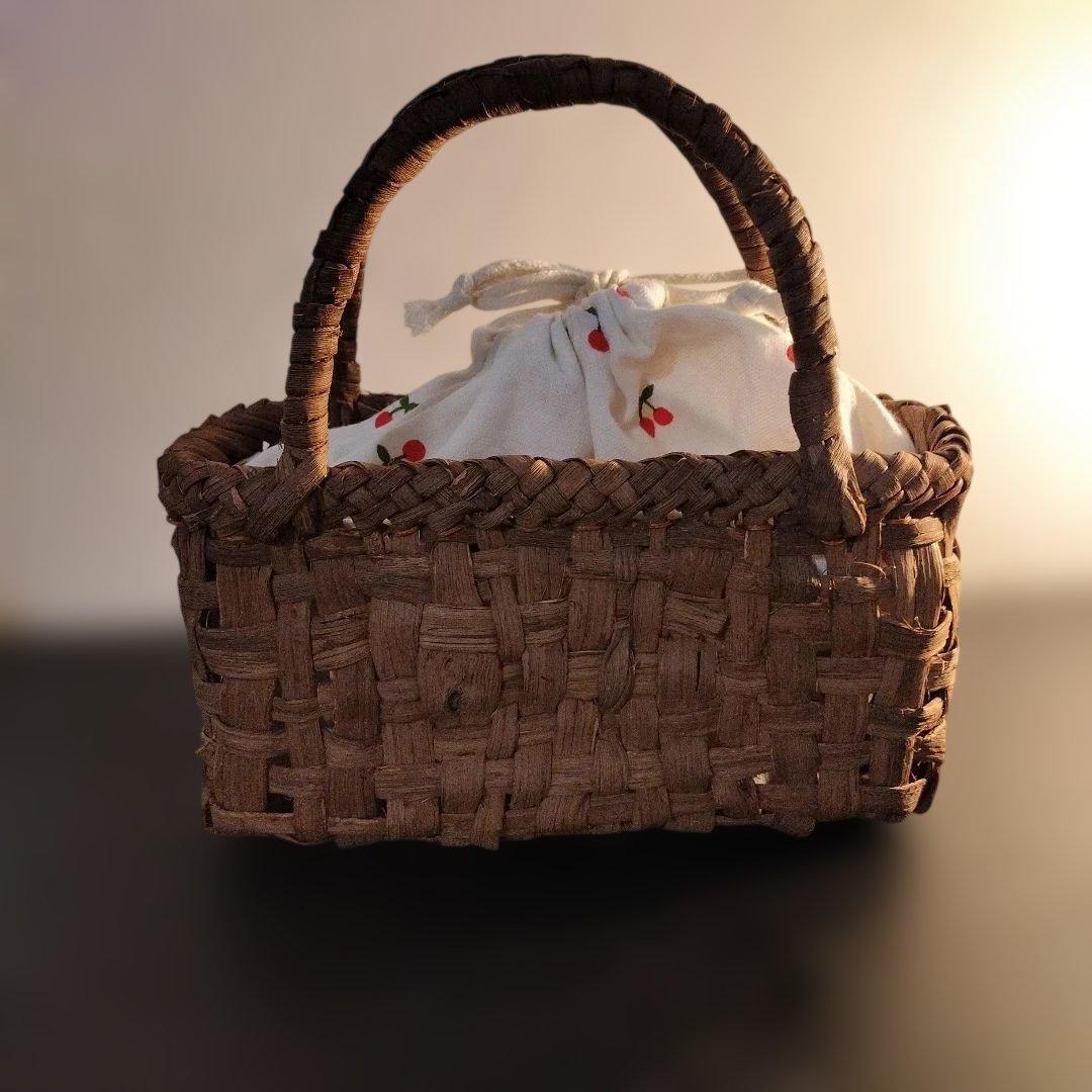 き*こ様 山葡萄市松編み籠バック