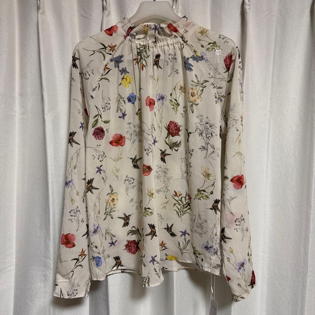 TOMORROWLAND 花柄 長袖ブラウス