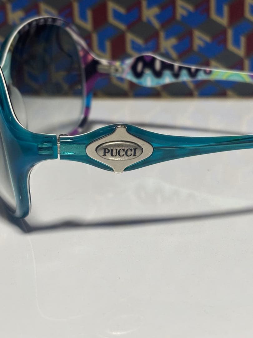 【希少】Emilio Pucci エミリオプッチ サングラス Y2K 幾何学柄