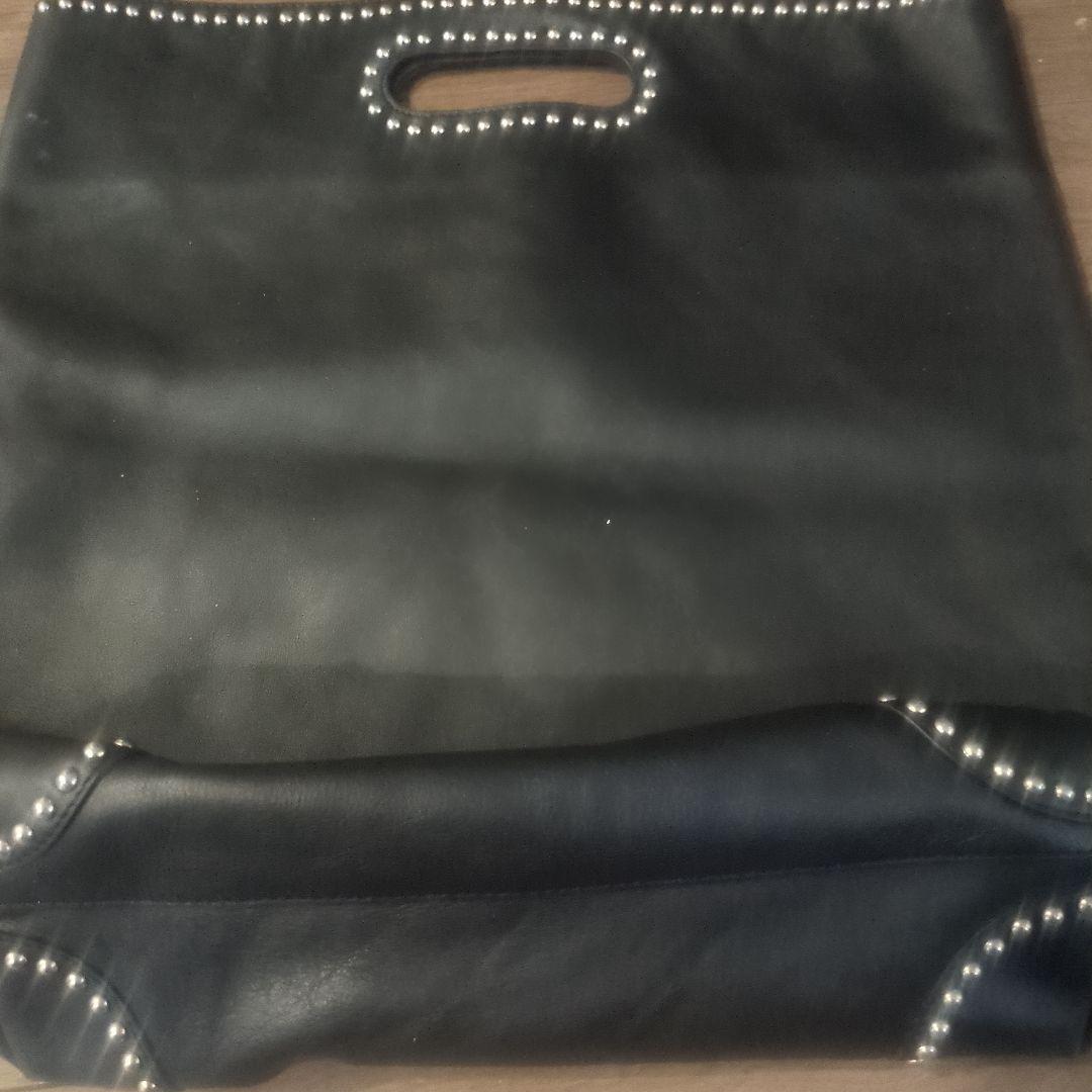 ドロワー別注　J.M. Davidson ブラックレザースタッズトート