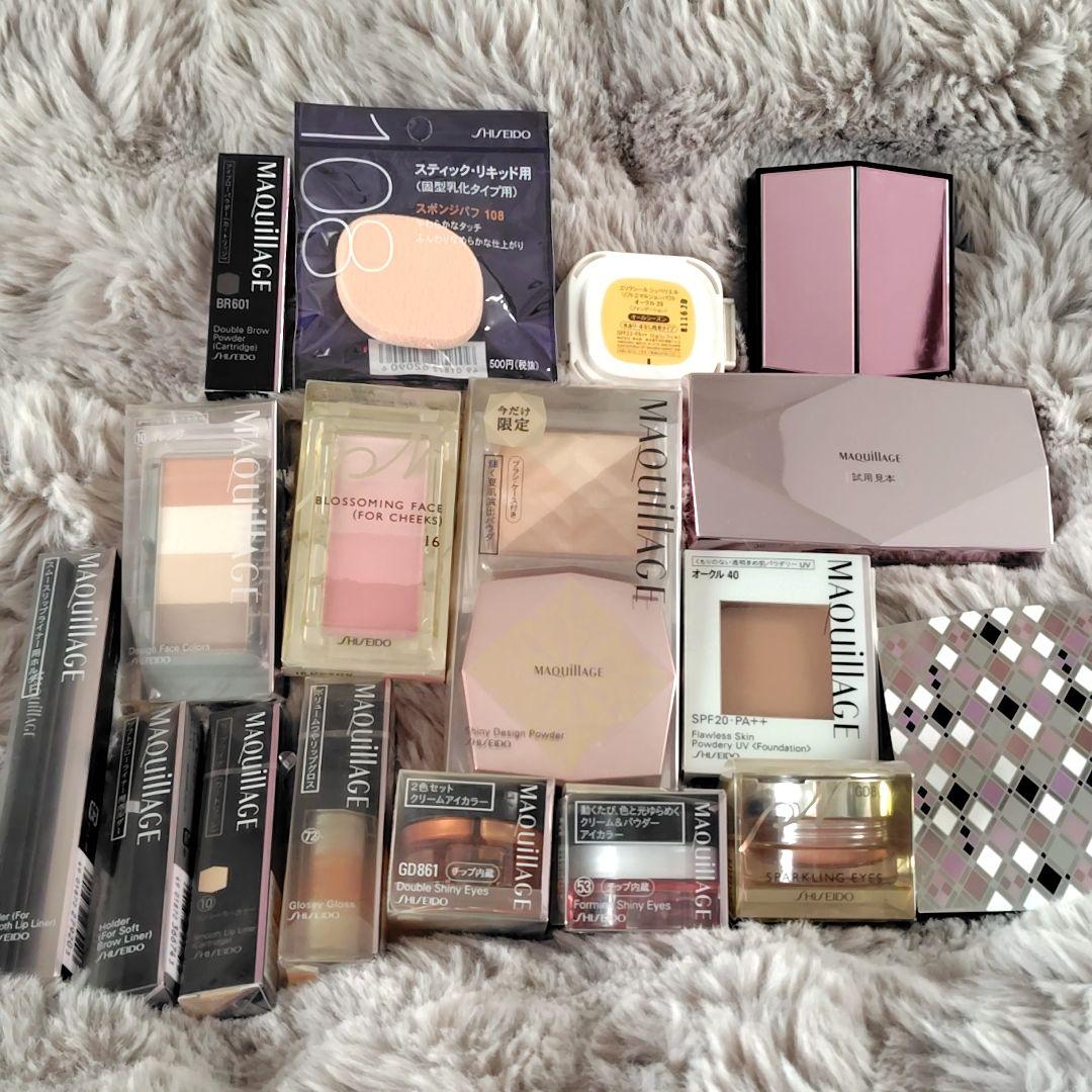 MAQuillAGE 資生堂 まとめ売り ファンデーション チーク アイシャドウ