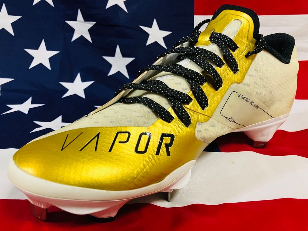 【日本未発売】NIKE ナイキ　野球 スパイク ホワイト　ゴールド 26.5cm