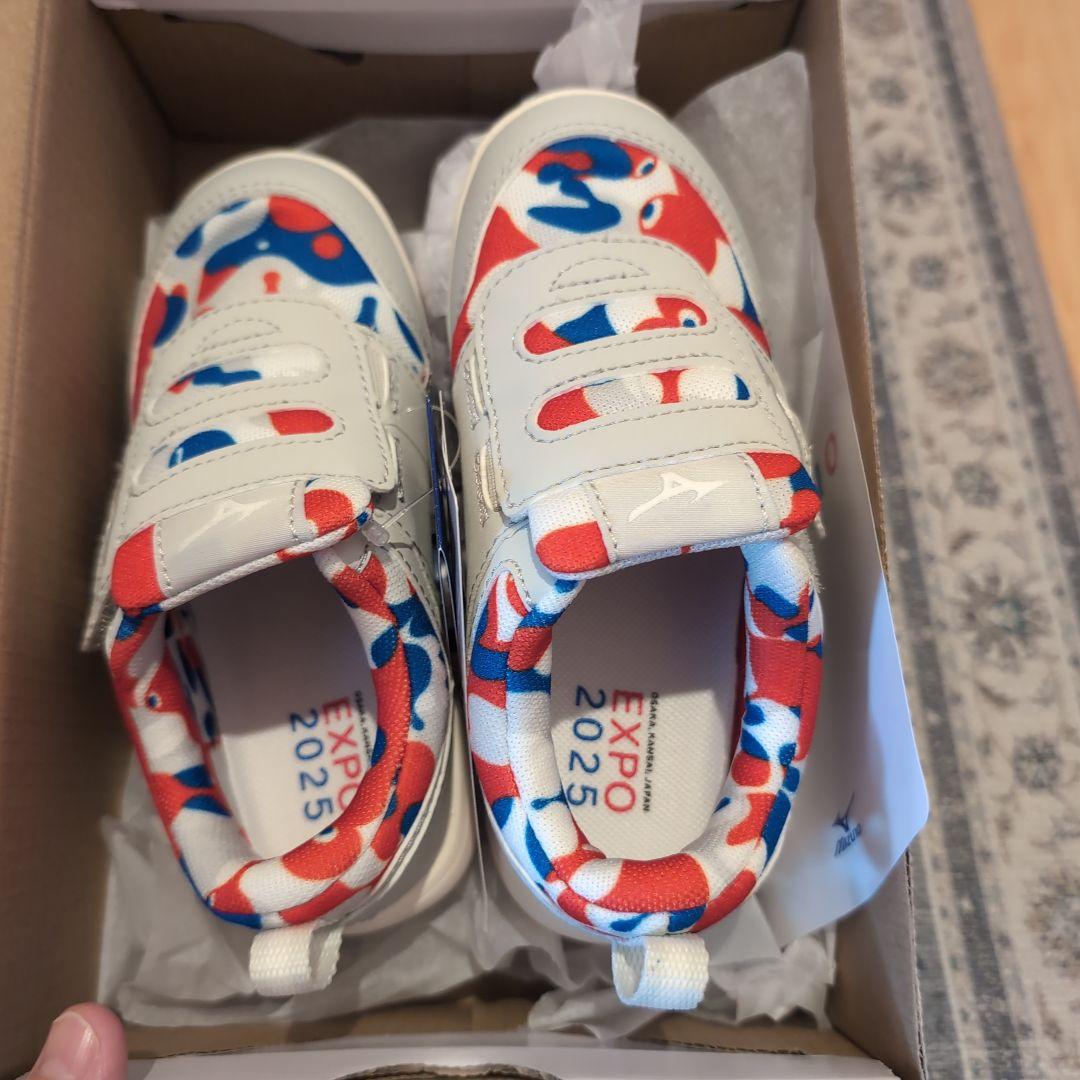 ミズノ キッズ スニーカー 運動靴 ミャクミャク 万博