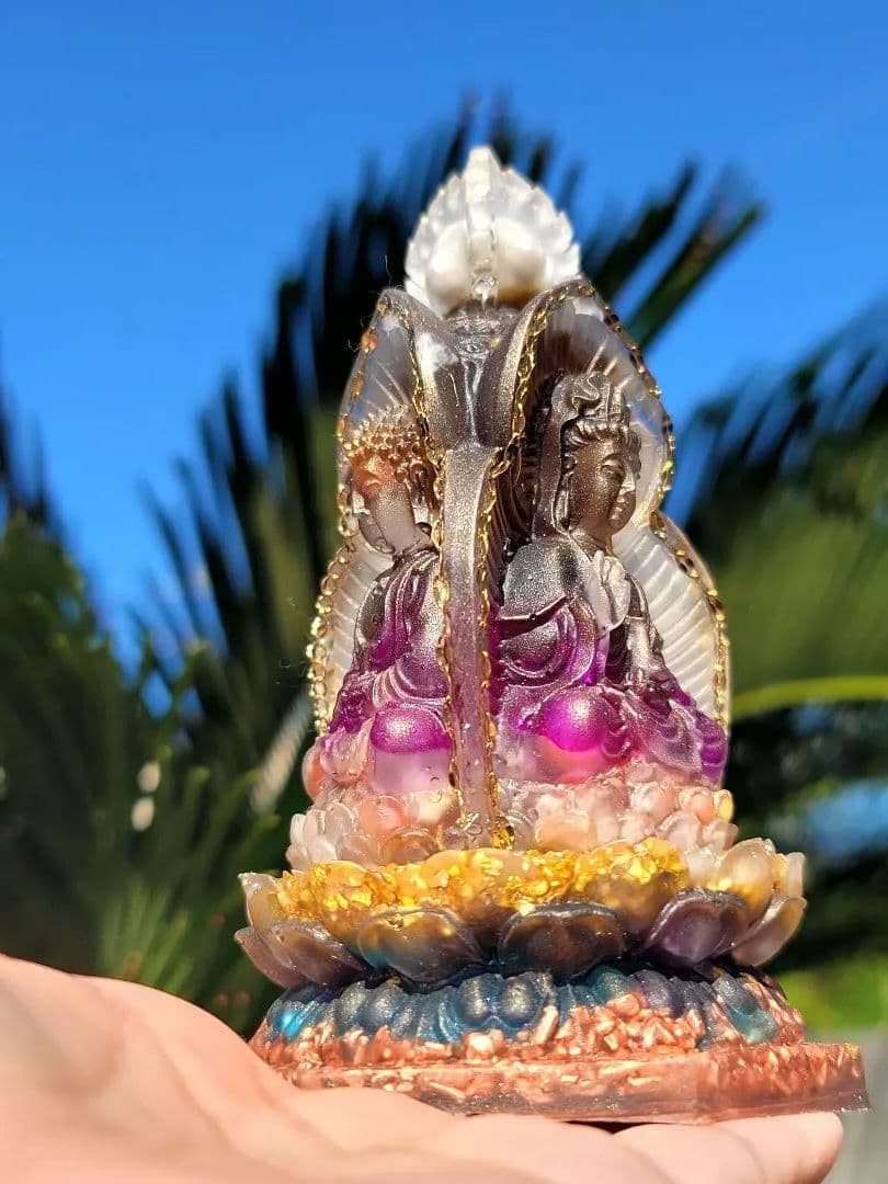 お察し観音　願い想いオルゴナイト