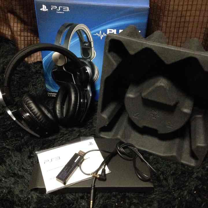 PS3,4対応！SONY純正(PLUS) ワイヤレスヘッドセット