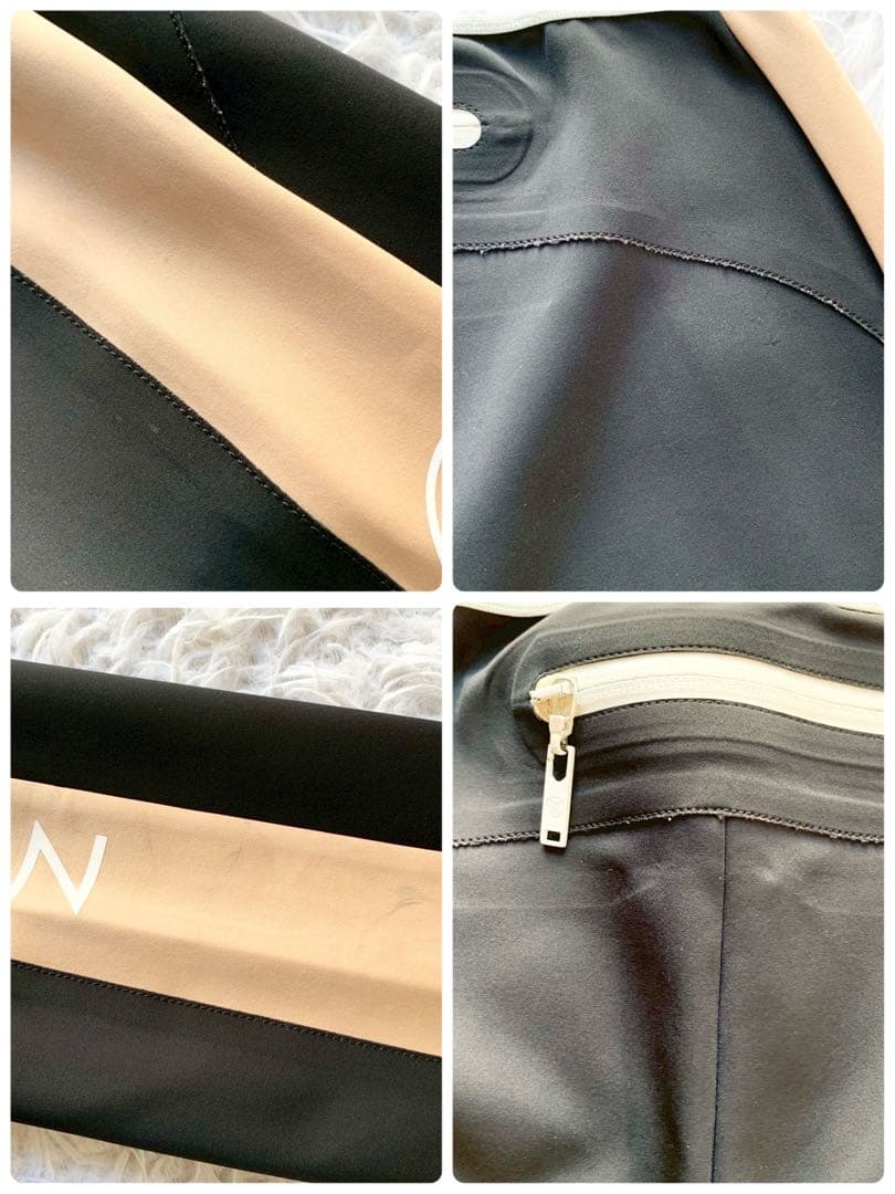 ルイヴィトン　ヴィタミンズ　シャイニー　レギンスパンツ　モノグラム　サイドライン