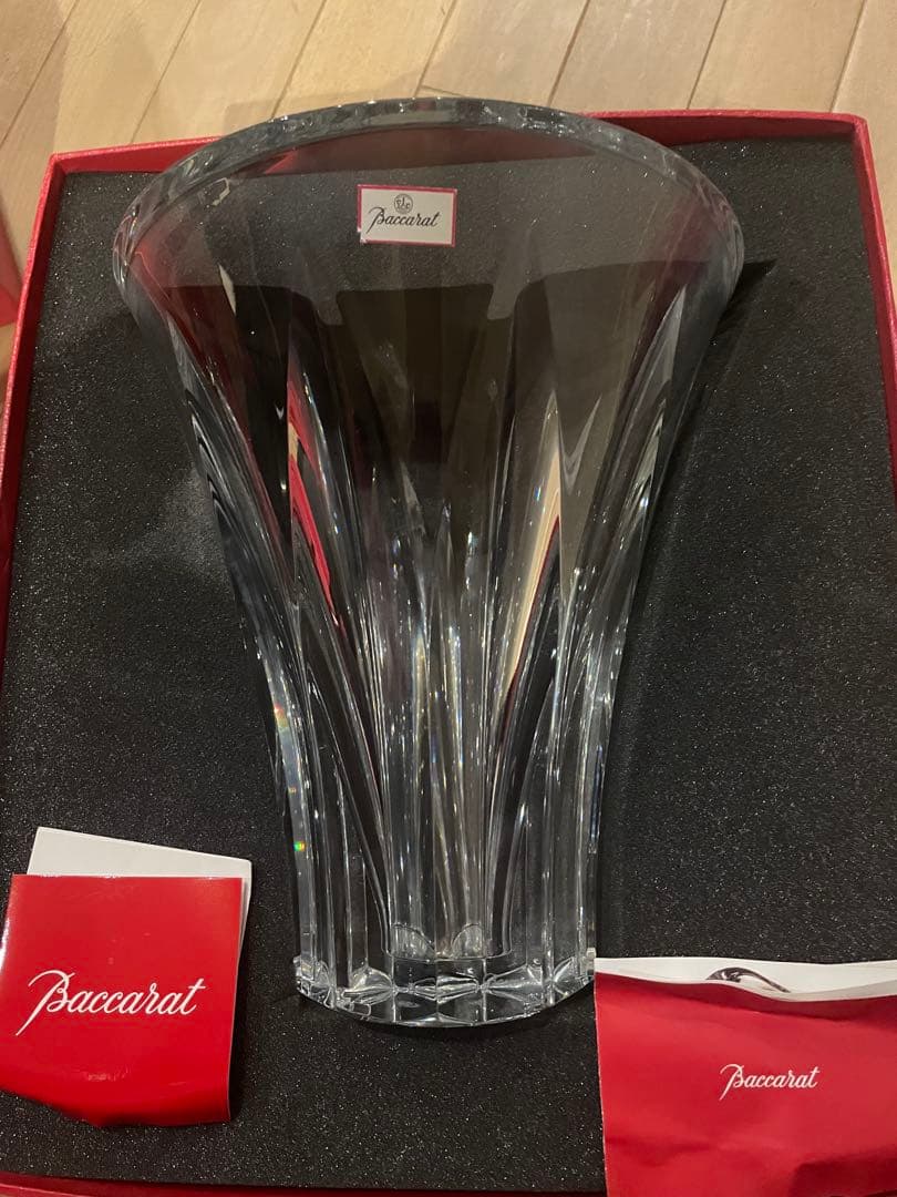バカラ　baccara ポリニャック　ブリジット　花瓶　特大　25㎝