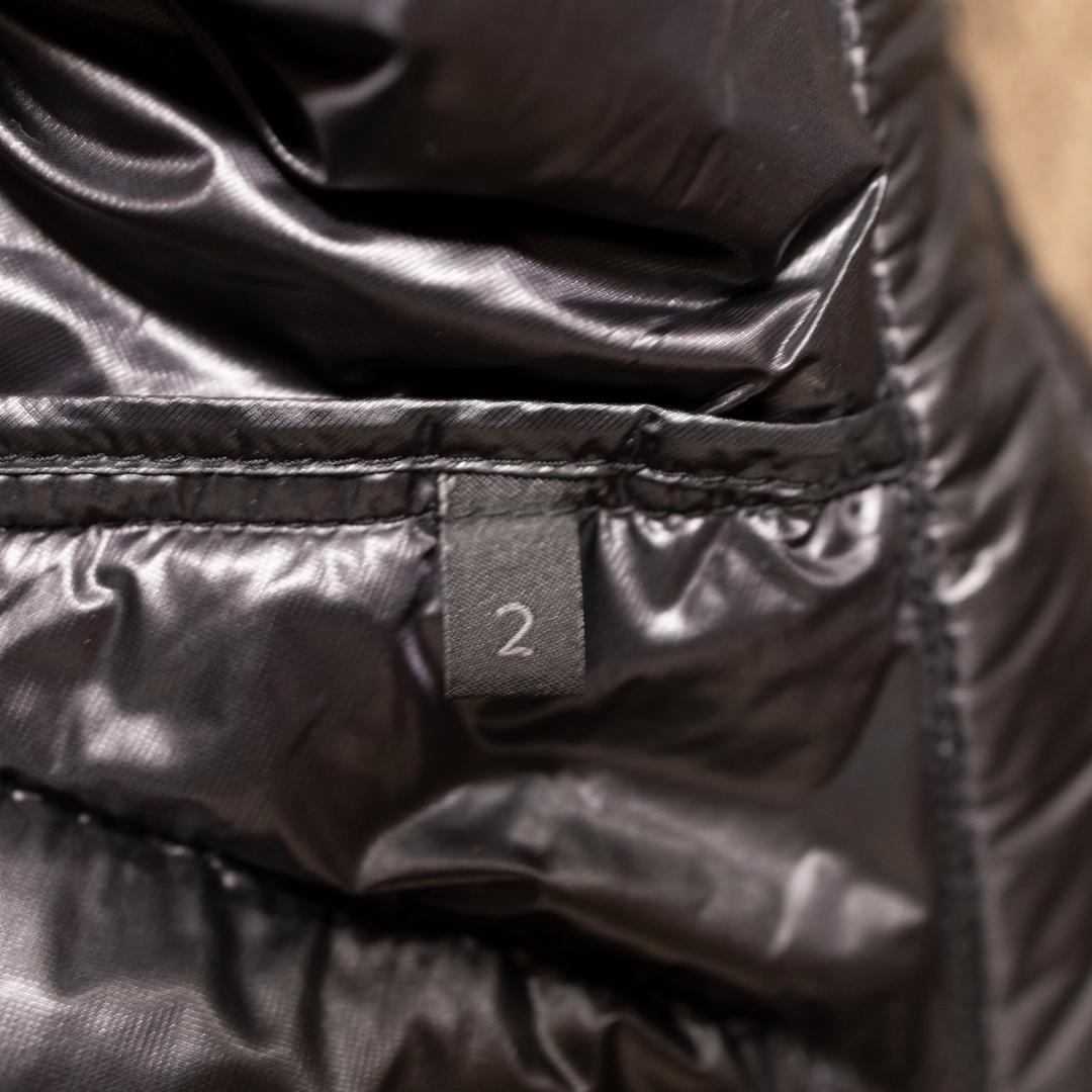 MONCLER モンクレール ブラック ダウンベスト サイズ2 国内正規品