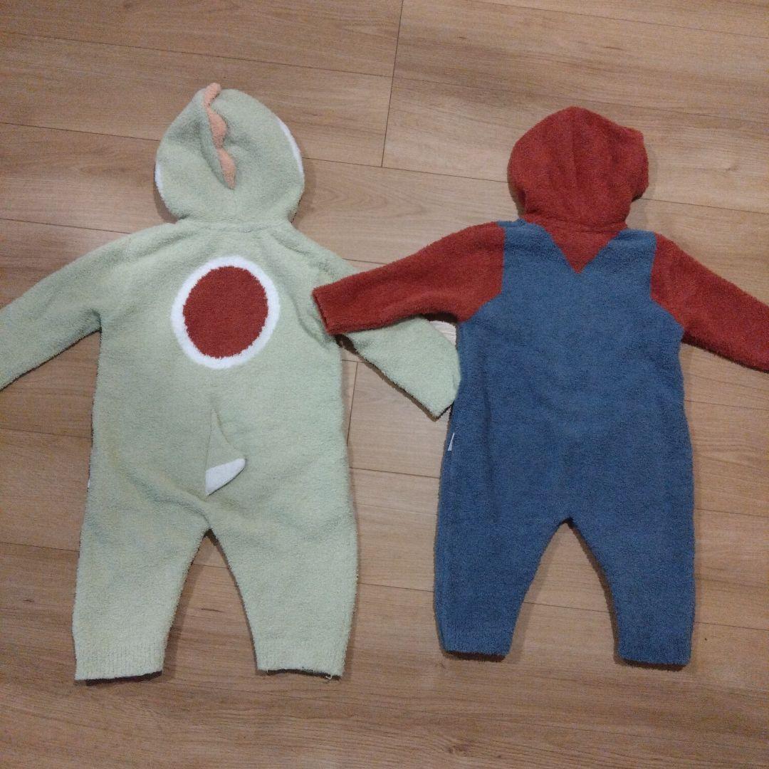 【ka♡】ジェラートピケ　マリオ　ヨッシー　ロンパース