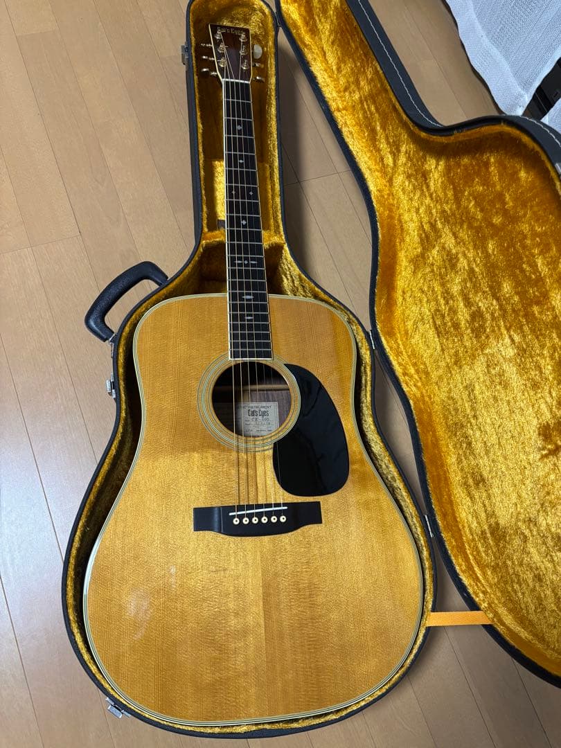 程度上！CAT'S EYES キャッツアイ　アコギ　CE500 調整済！HC付き