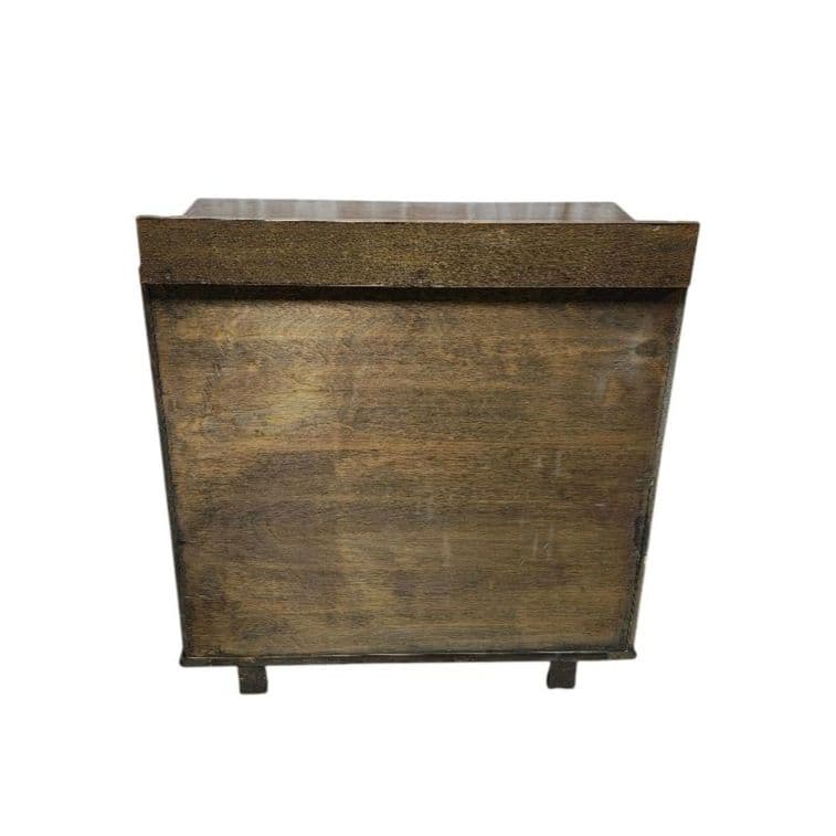 昭和レトロ家具　3段チェスト　マイナスネジ　マホガニー　アンティーク