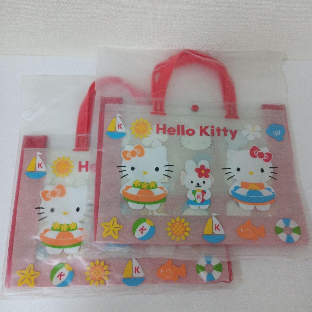 サンリオ　ハローキティ　平成レトロ　ビニールバック　プールバック　ミミィ　うさぎ