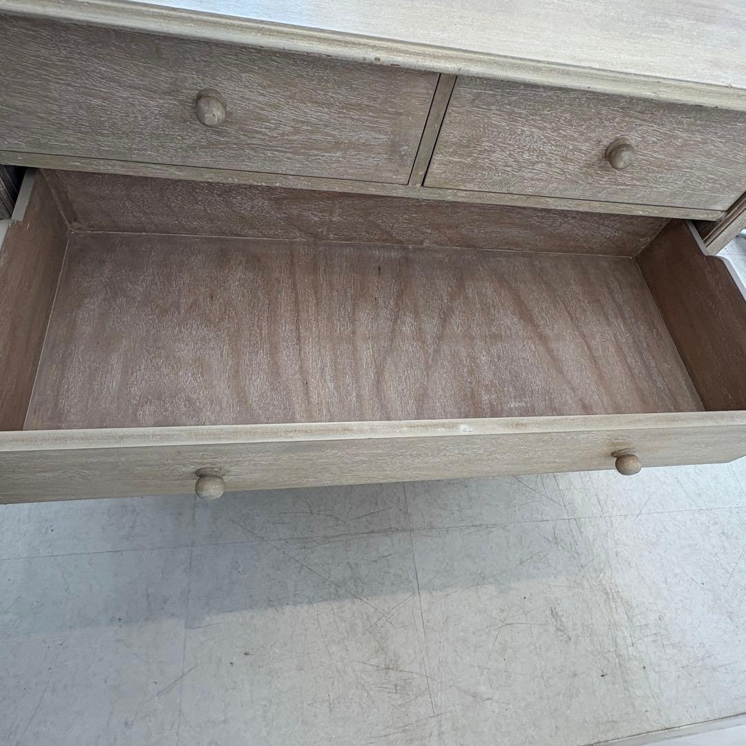 チェスト　シェビー　ホワイト　4段　5杯