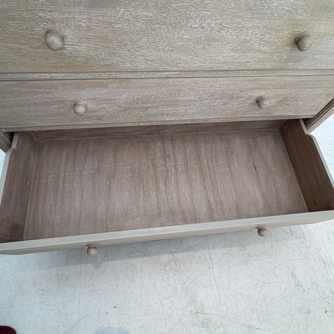 チェスト　シェビー　ホワイト　4段　5杯