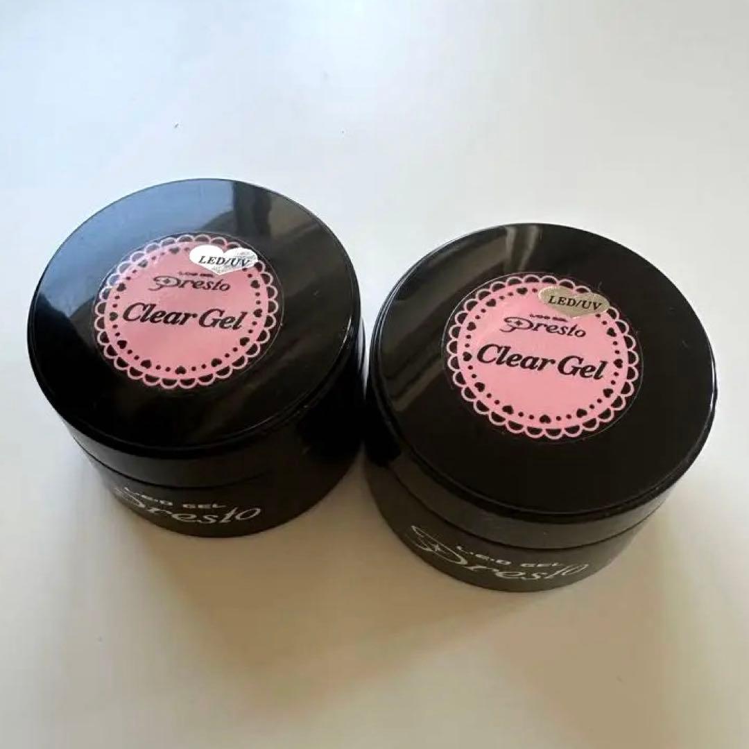 【新品・未開封】プレスト クリアジェル ベースジェル 24g 2個セット