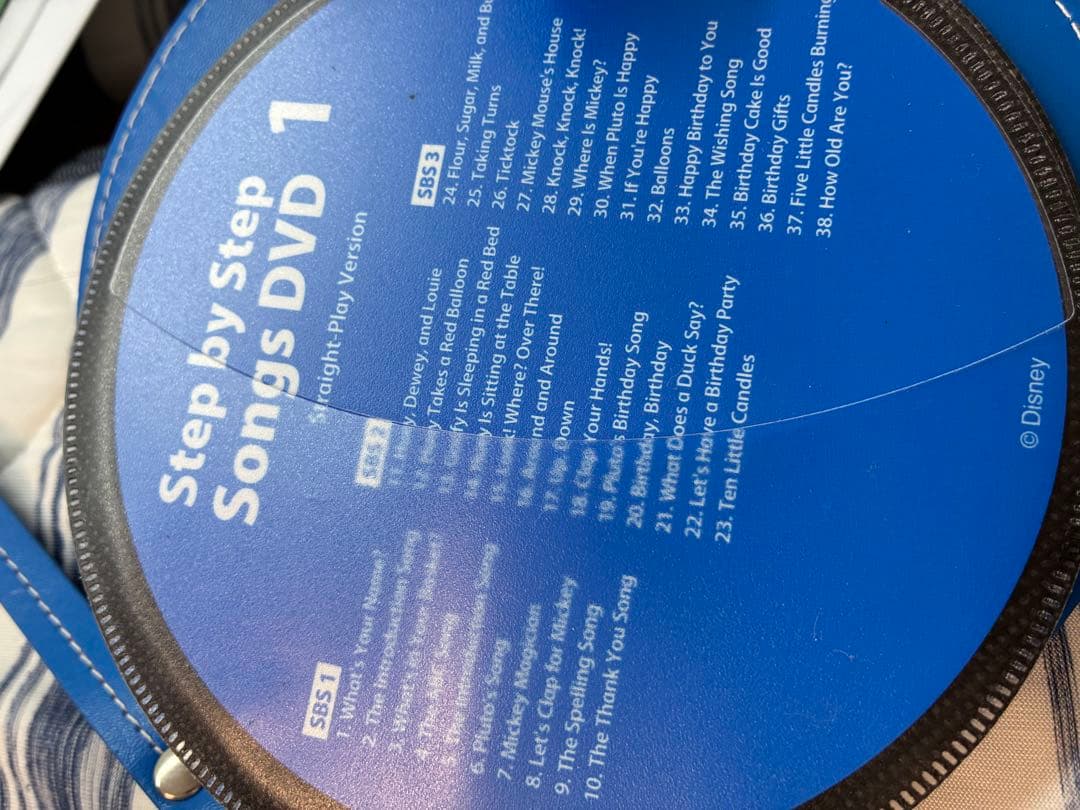 DWE ディズニー英語システム　ステップバイステップソングス　DVD 非売品