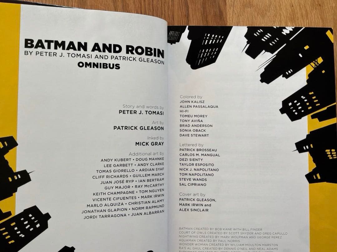Batman and Robin Omnibus アメコミ