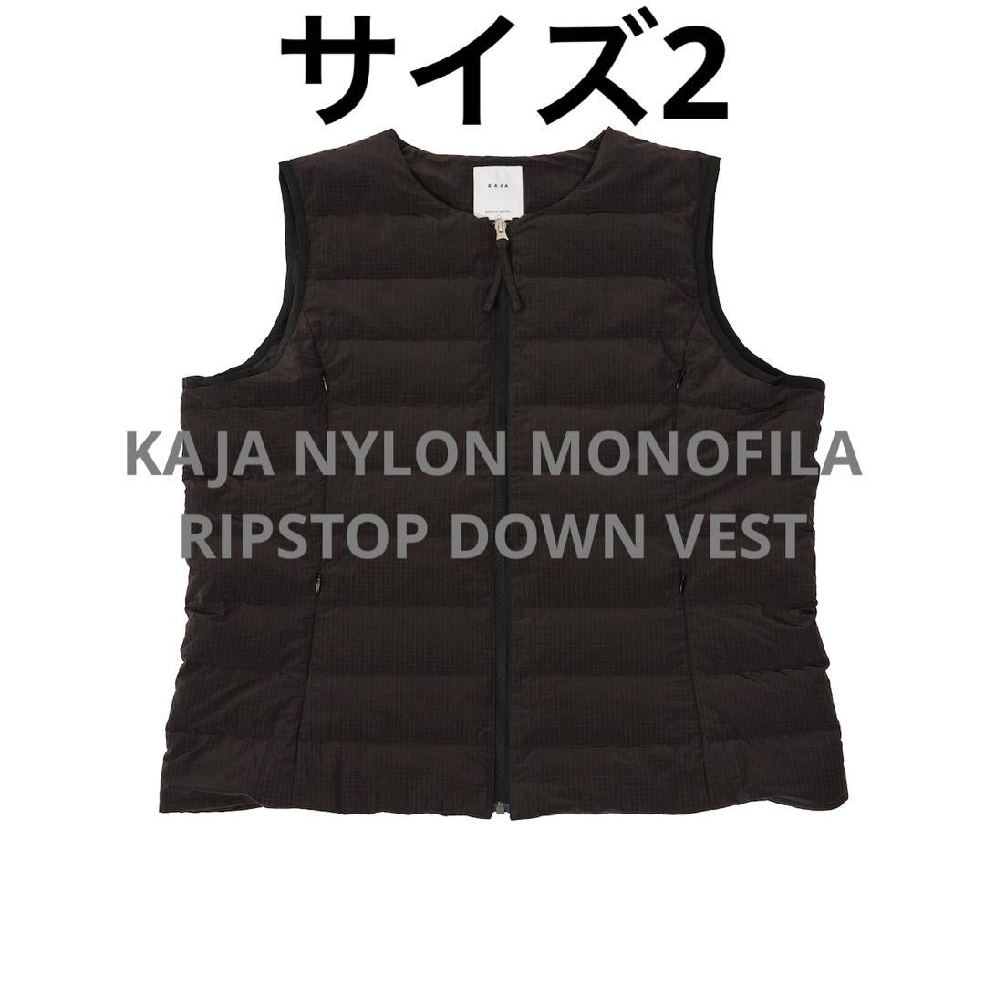 ジャケット・アウター KAJA NYLON MONOFILA RIPSTOP DOWNVEST ovy