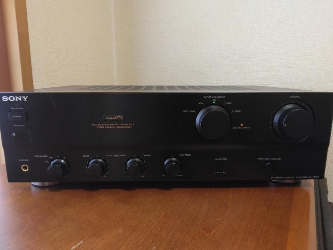 SONY MOS-FETプリメインアンプ TA-F510R リモコン＆取説付