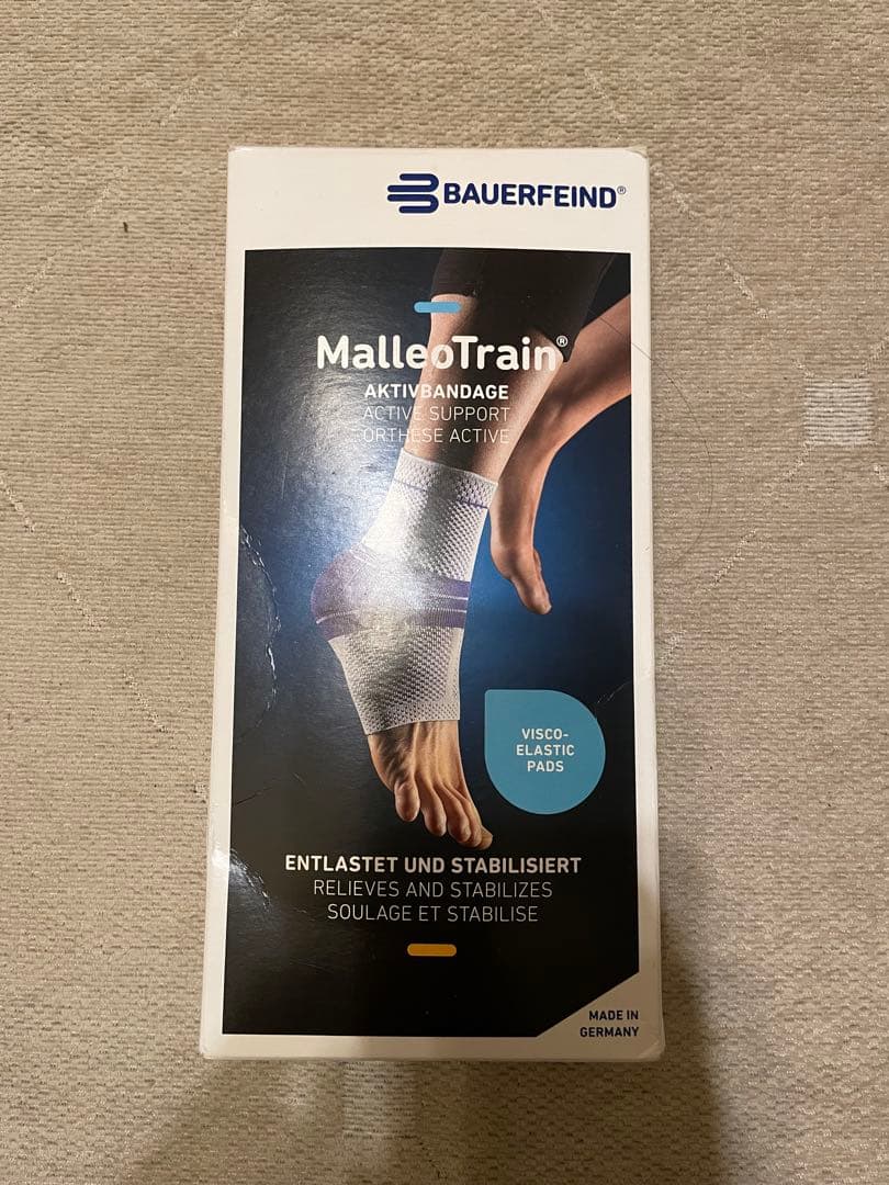 ◉値下げ◉【左右セット】【ほぼ未使用】マレオトレイン 足首用サポーター