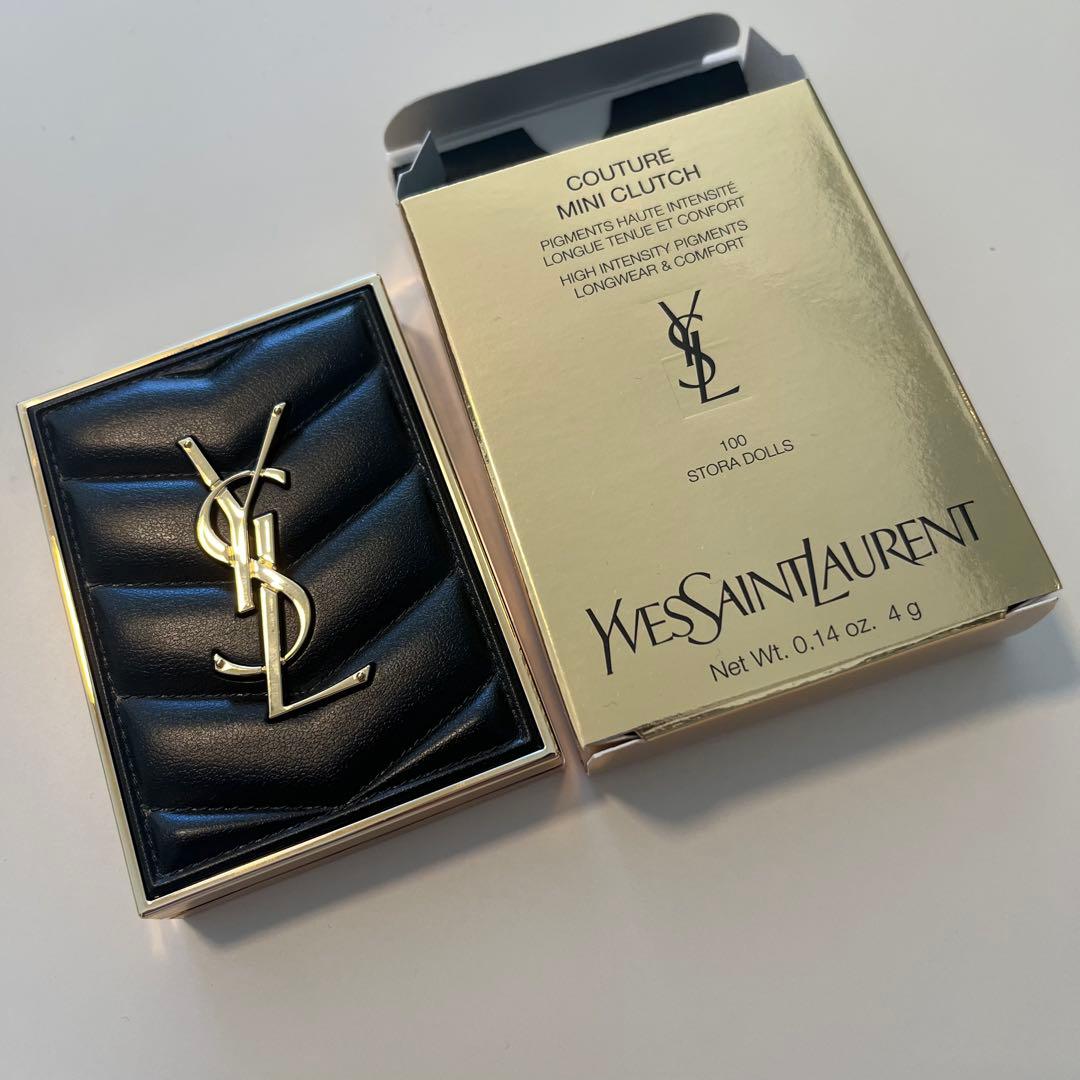 新品クチュールミニクラッチ100アイシャドウ ストラドールズ イヴサンローラン