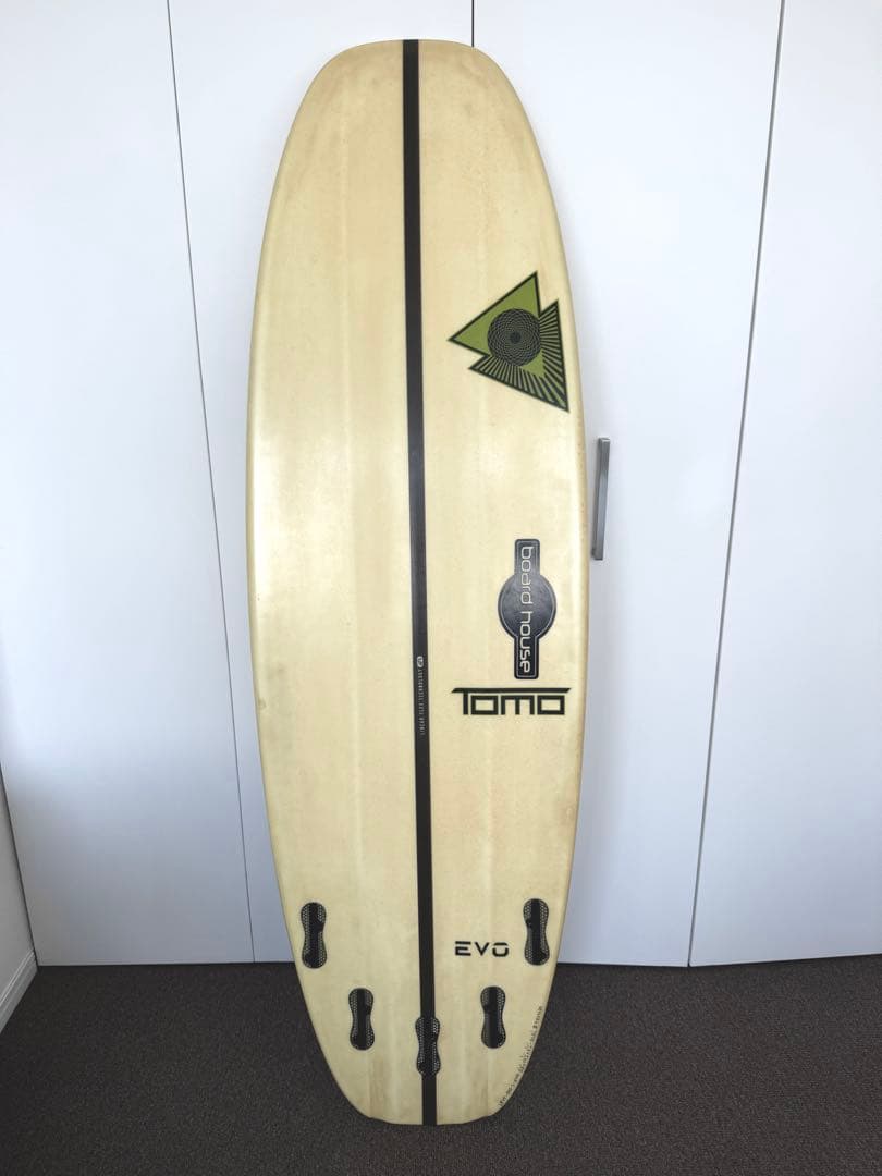 【中古品】ファイヤーワイヤーサーフボード TOMO EVO ショート(ケース付)