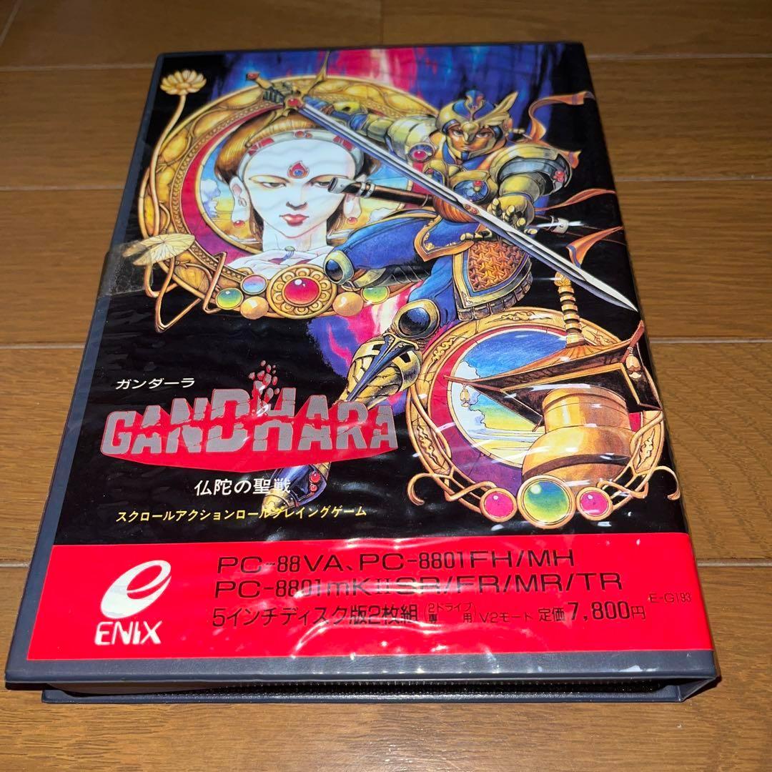 【ハガキ付】　ガンダーラ 仏陀の聖戦　★ PC-8801★　＠